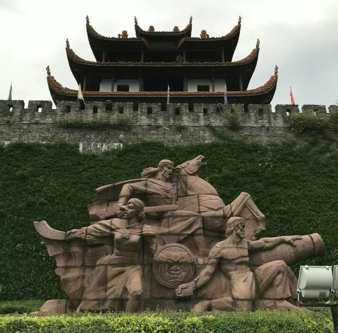 天心阁和城墙